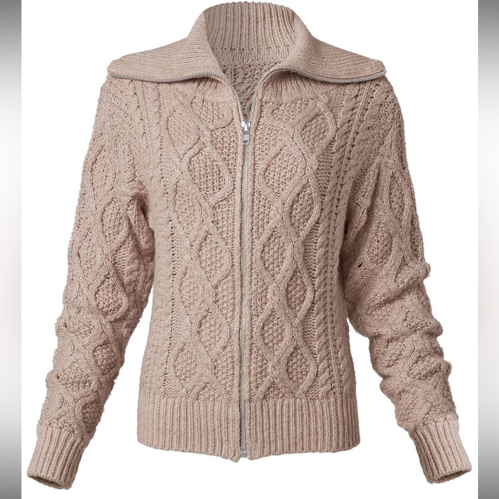 Venus knit zip up sweater